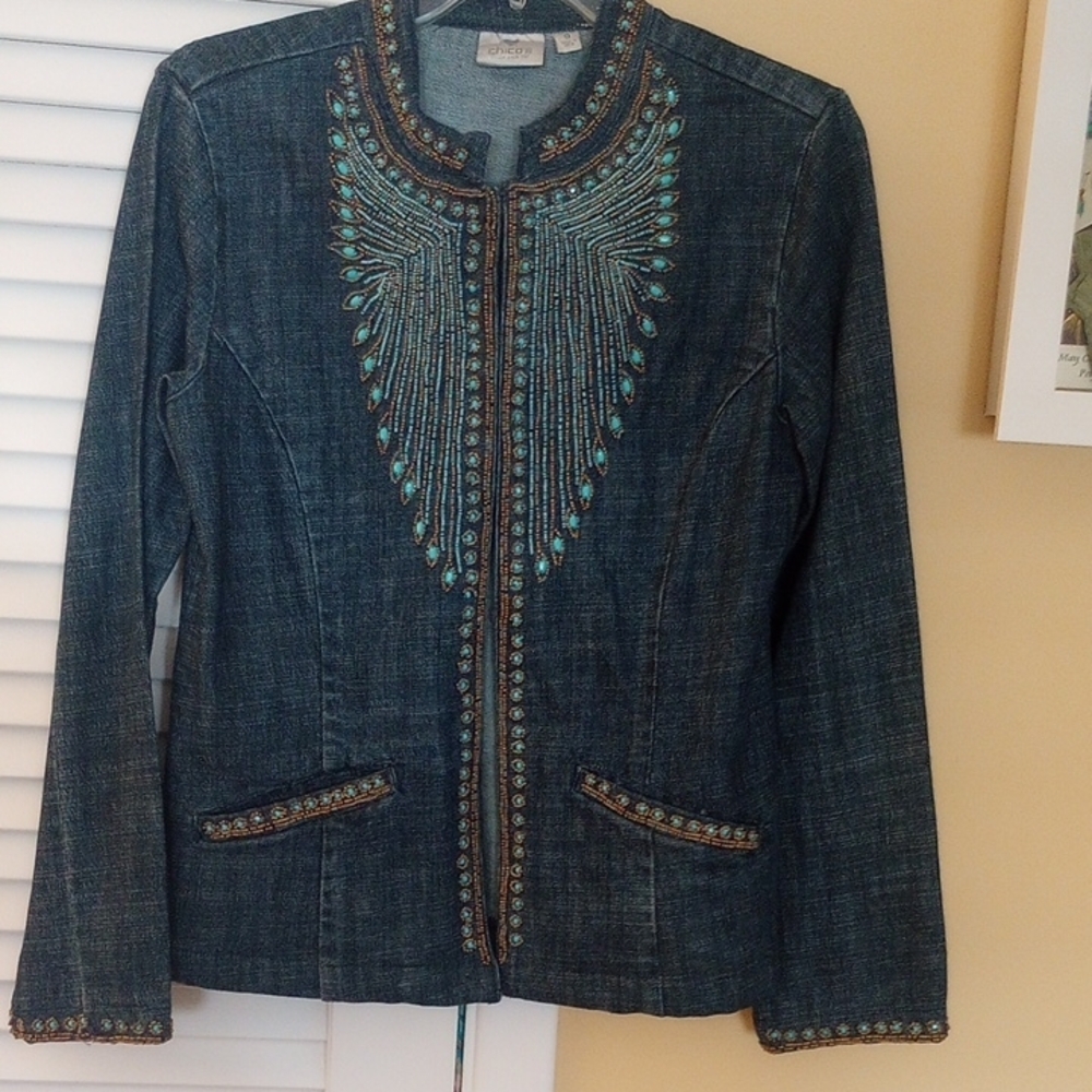 Embroidered Denim Jacket